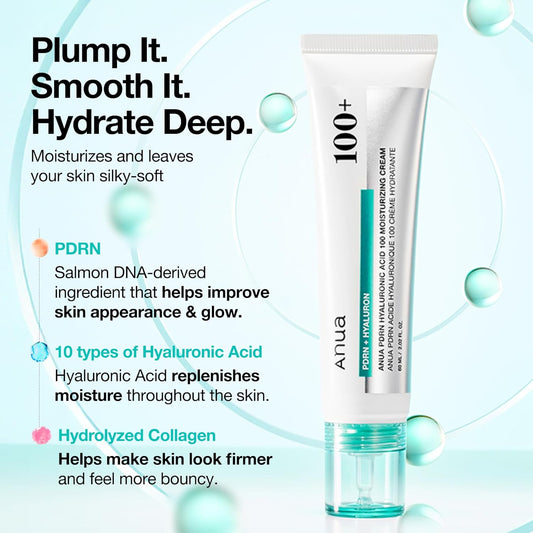 ANUA - PDRN + Hyaluron Cream - 60ml