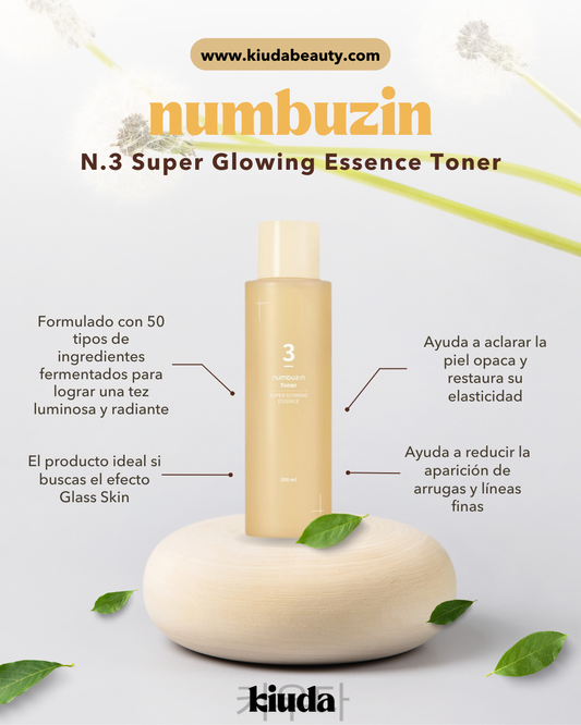 Numbuzin - No.3 Super Glowing Essence Toner - 200ml
