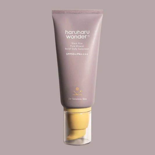 Haruharu WONDER - Black Rice Pure Mineral Relief Daily Sunscreen SPF50+ - 50ml