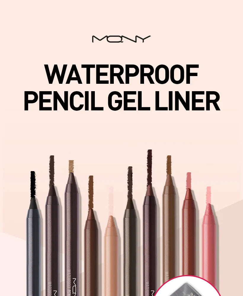 MQNY - The Big Waterproof Pencil Gel Liner - 10 Colores