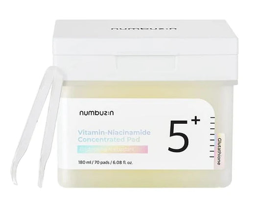 Numbuzin - No.5 Vitamin-Niacinamide Concentrated Pad - 180ml/70cuscinetti