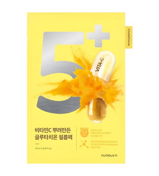 Numbuzin -No.5 Vitamin Spotlight Sheet Mask - 1 mascarilla